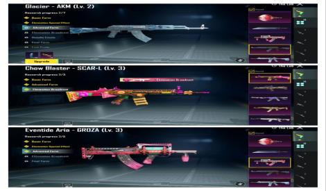 🇮🇳BGMI M4 ON-HIT + AKM-4 + 64MF ACCOUNT🇮🇳