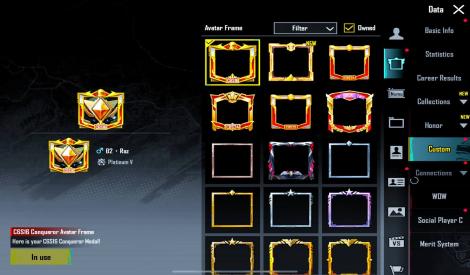 🔺PREMIUM BGMI  + CONQUEROR + 18 GUN LAB  +  ROOM CARD  + 91 MYTHIC FASHION TITLE ACCOUNT🔻