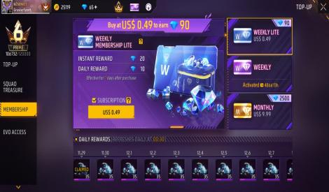 Free fire max account