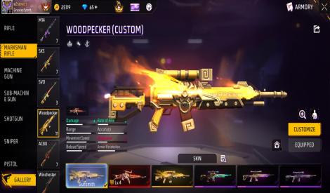 Free fire max account