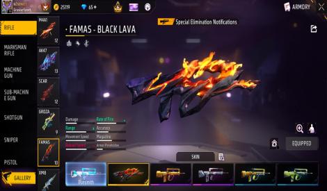 Free fire max account