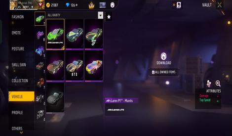 Free Fire Semi-Pro Account | Good Collection