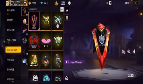 Free Fire Semi-Pro Account | Good Collection