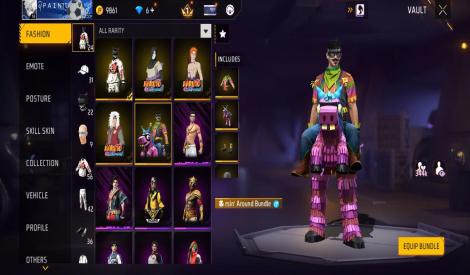 Free fire max rare account