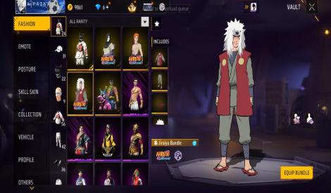 Free fire max rare account