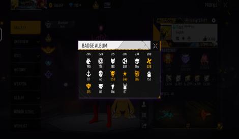 FF ID SALE- TITAN ADARSH