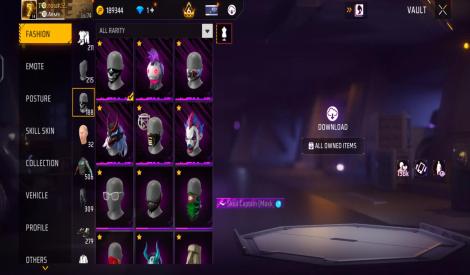 Free fire old account