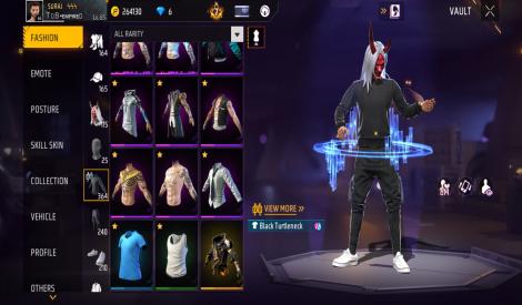 6 uears old account 4 evo guns max old emots old bundles