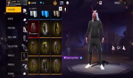 6 uears old account 4 evo guns max old emots old bundles