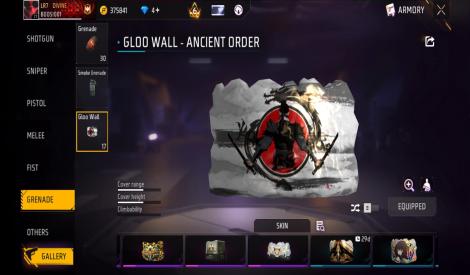 Free fire max account with old collection