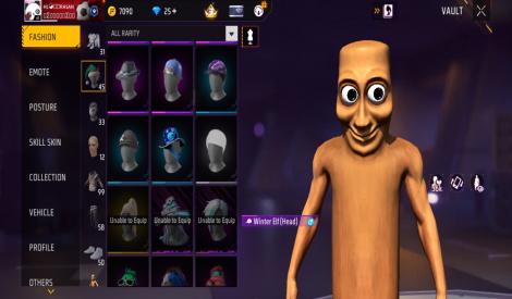 Free Fire MAX Lv61 Heroic Account | 2500+ Likes | 19+ Emotes | Evo Items | Premium Bundles