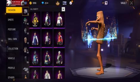 Free Fire MAX Lv61 Heroic Account | 2500+ Likes | 19+ Emotes | Evo Items | Premium Bundles