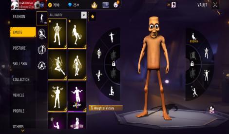 Free Fire MAX Lv61 Heroic Account | 2500+ Likes | 19+ Emotes | Evo Items | Premium Bundles