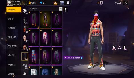 Free fire max 7 years old account 💯