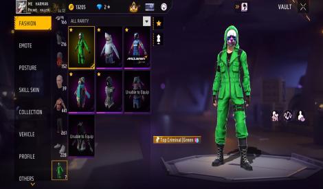 Free fire max 7 years old account 💯