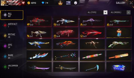 Best &bugdet account, 7 evo guns